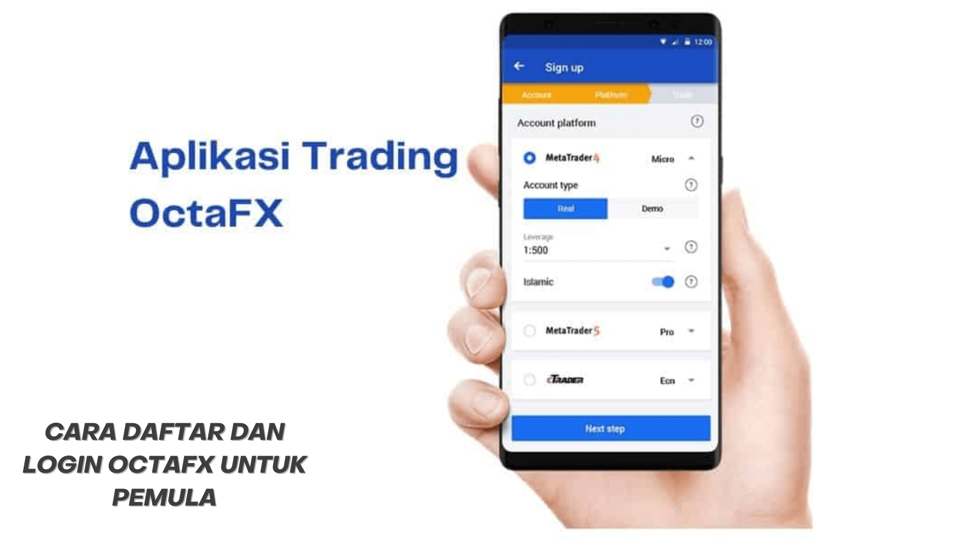 Cara Daftar Dan Login Octafx Untuk Pemula | Rancak Media