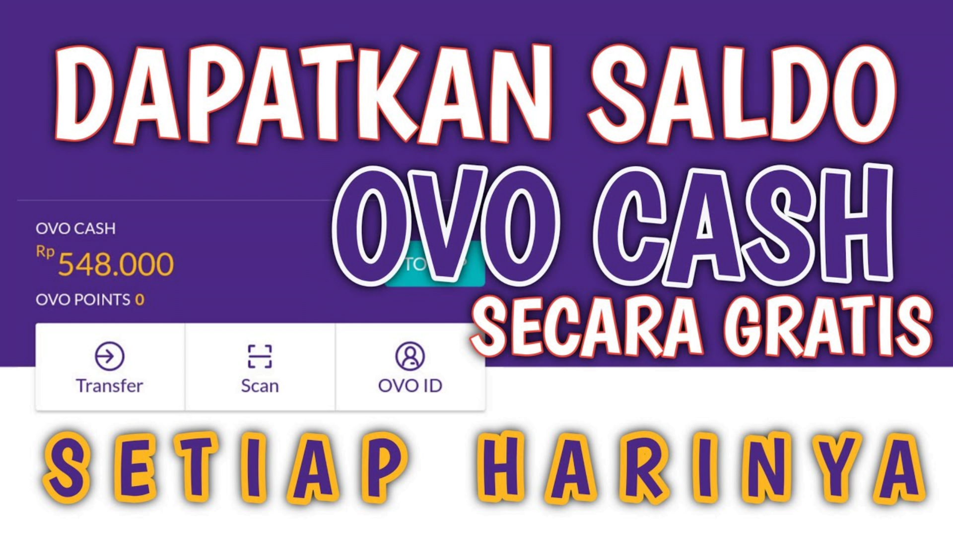Cara Mendapatkan Saldo Ovo Gratis 2021 Terpercaya