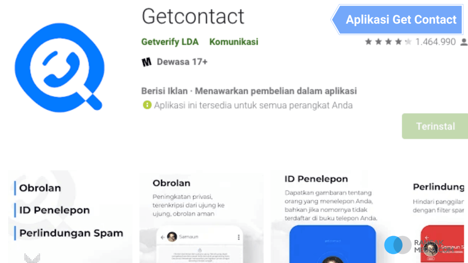 Aplikasi Get Contact Bisa Deteksi Nama Kontak WhatsApp