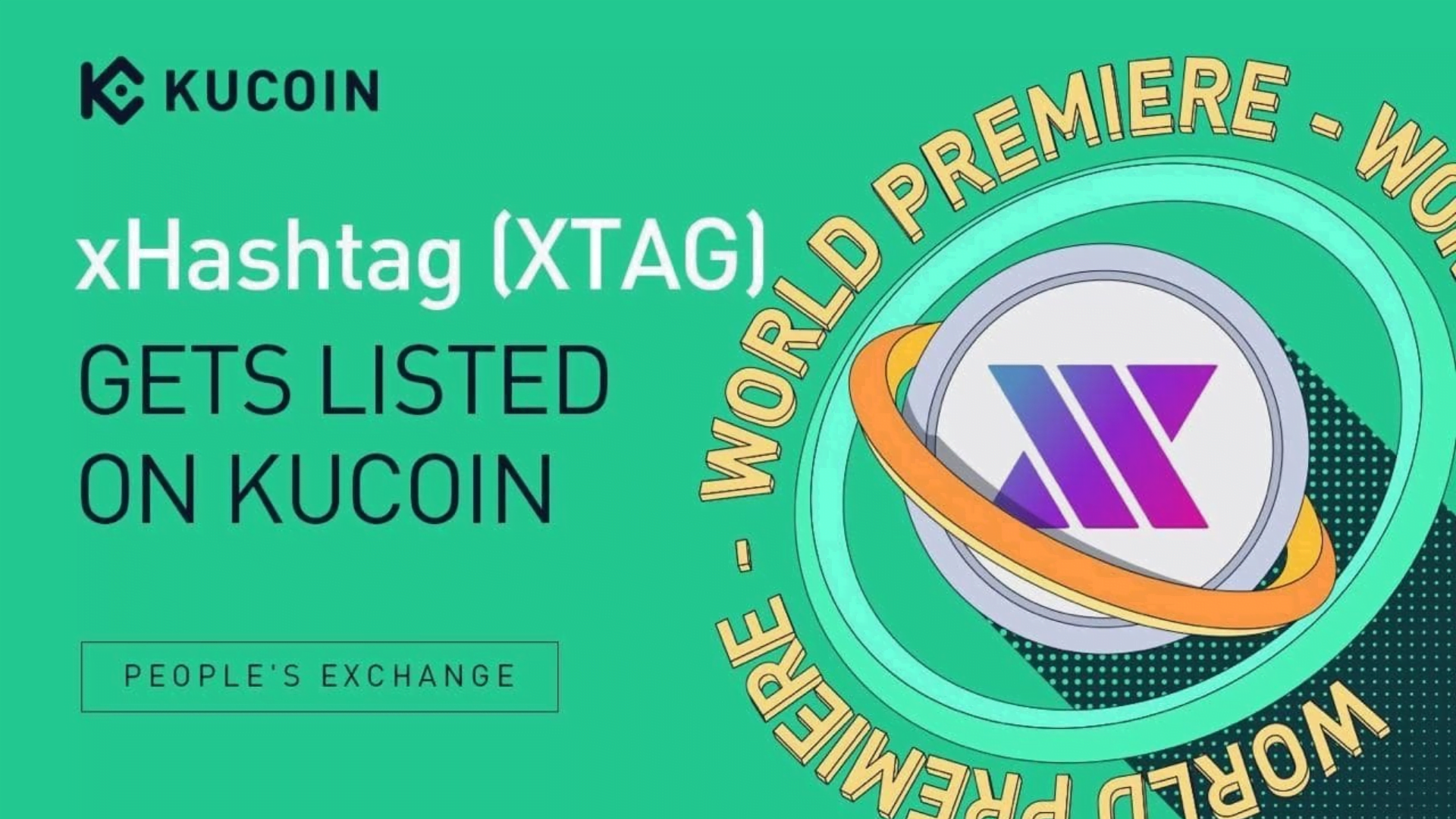 Token XHashtag XTAG Kini Terdaftar Di KuCoin Dan Gate.io