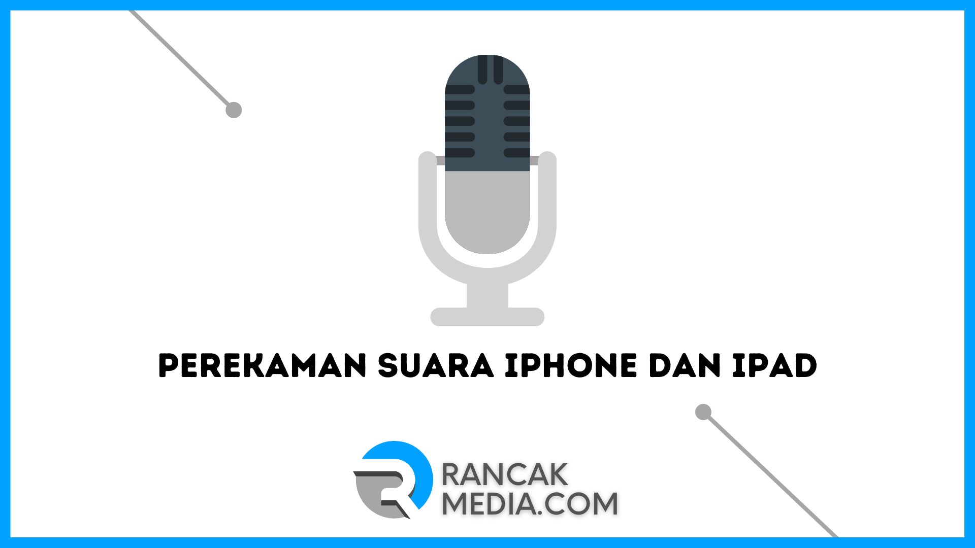 Aplikasi Perekaman Suara iPhone dan iPad