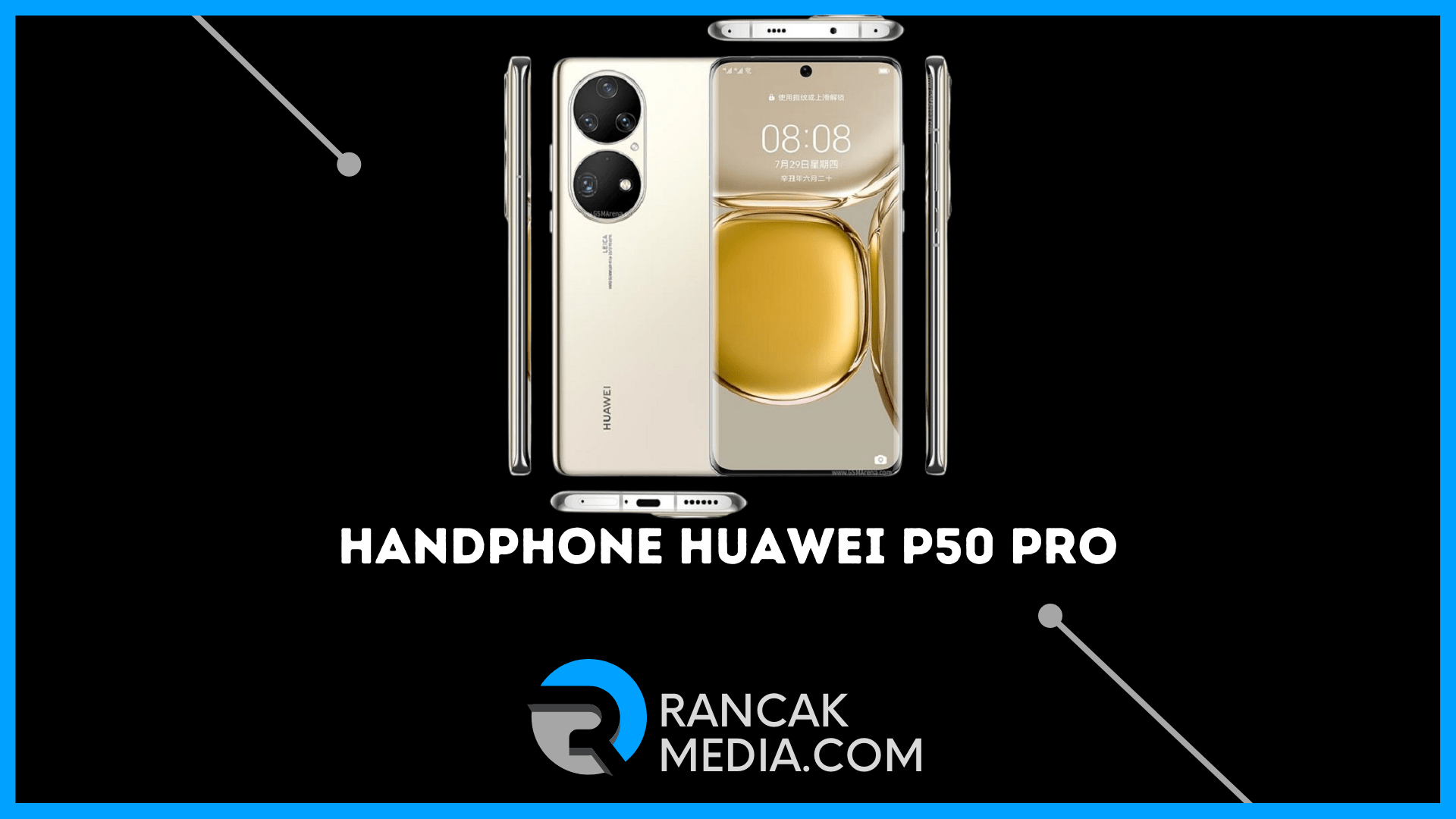 Das Mobiltelefon Huawei P50 Pro wird bald in Indonesien auf den Markt kommen