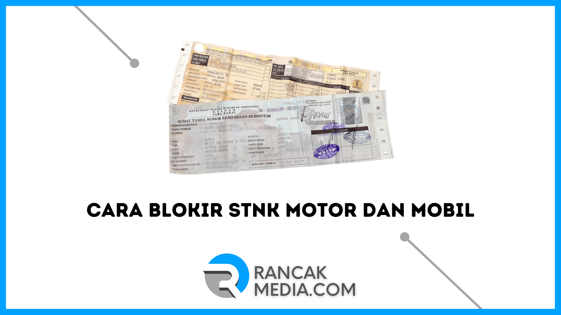 Cara Blokir STNK Motor dan Mobil yang Sudah Terjual