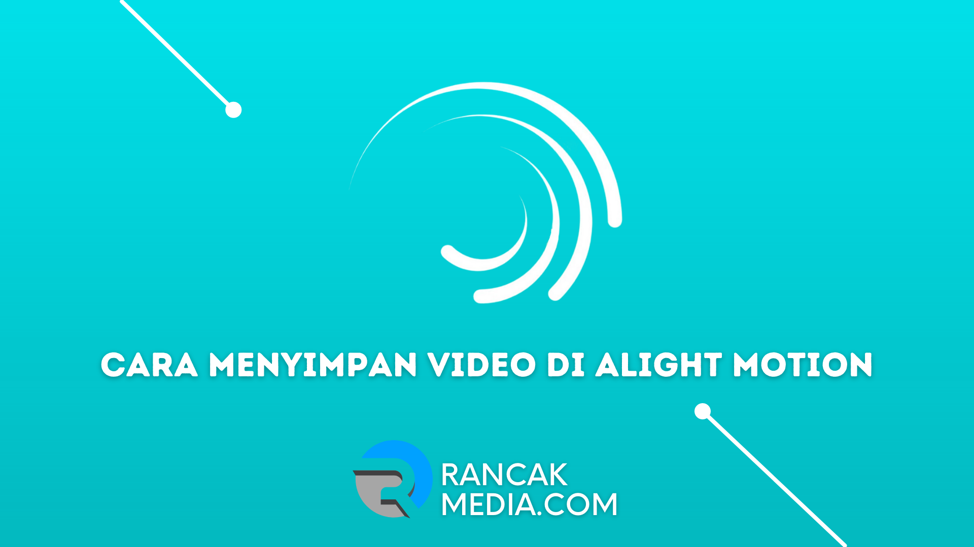 Cara Menyimpan Video di Alight Motion sangat Praktis