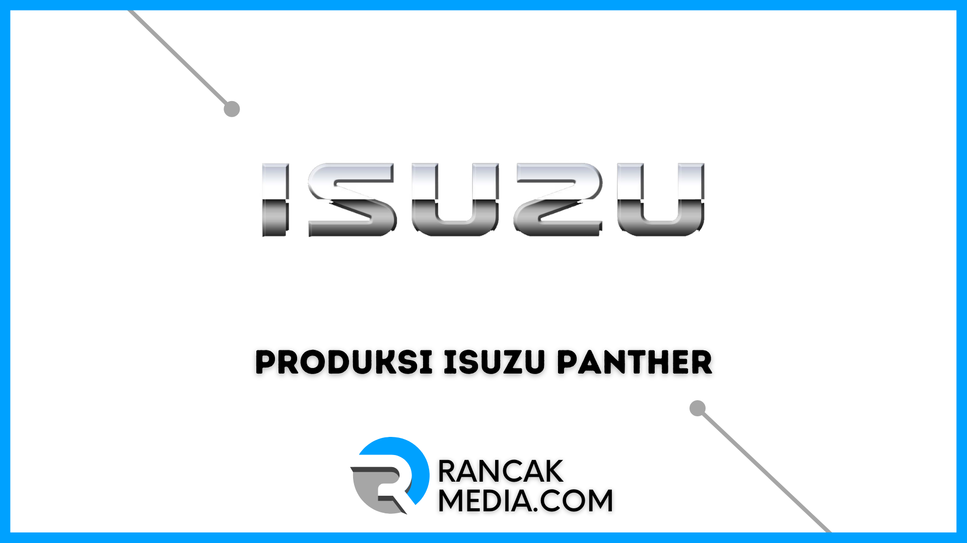 Se detiene la producción del Isuzu Panther en Indonesia