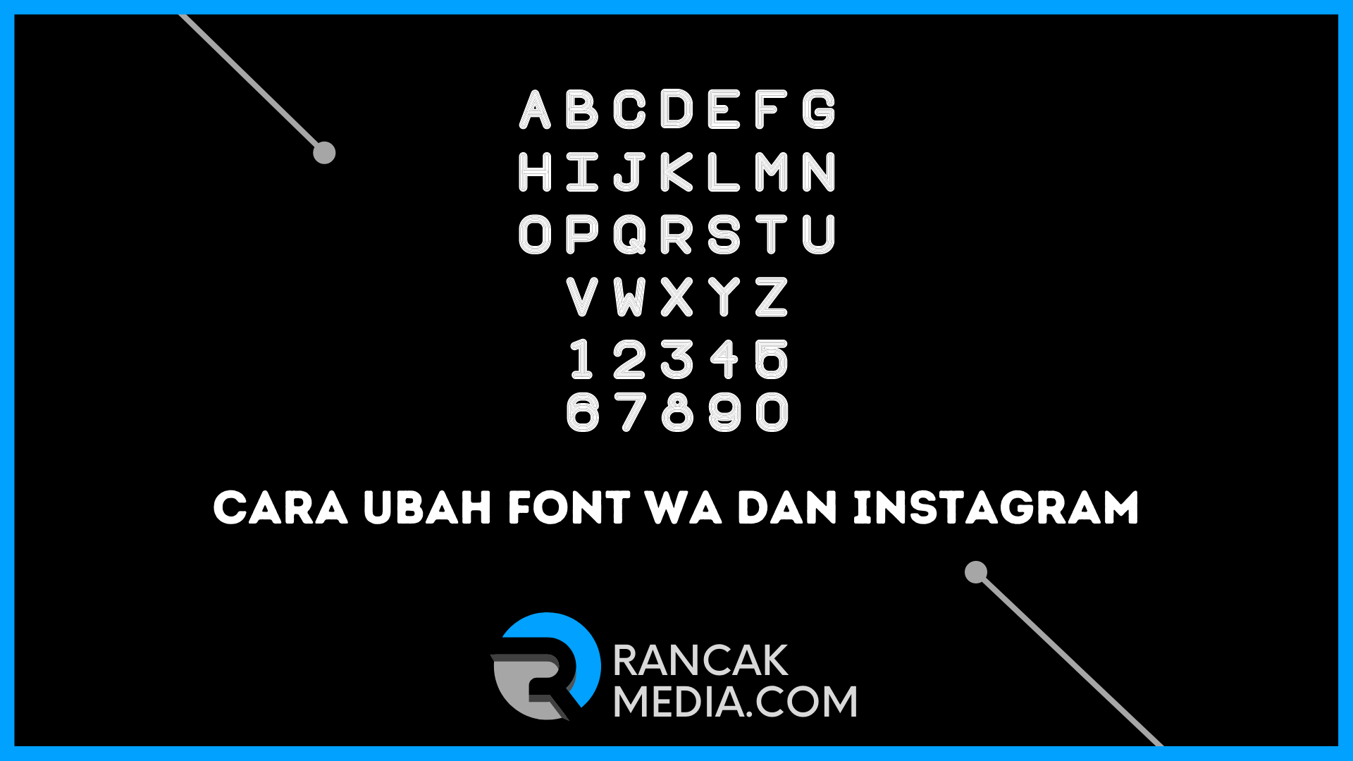 Not many people know how to change the WA and Instagram font