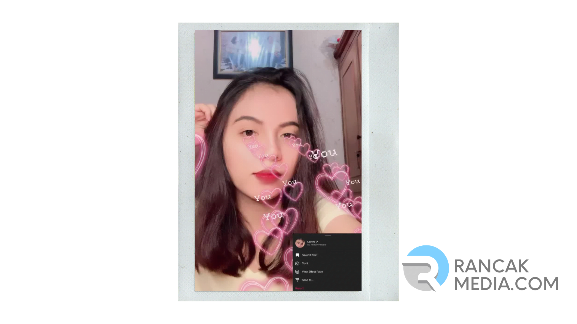 Nama Filter Love Keluar dari Mata di Instagram 1 Filter IG Love Keluar Dari Mata