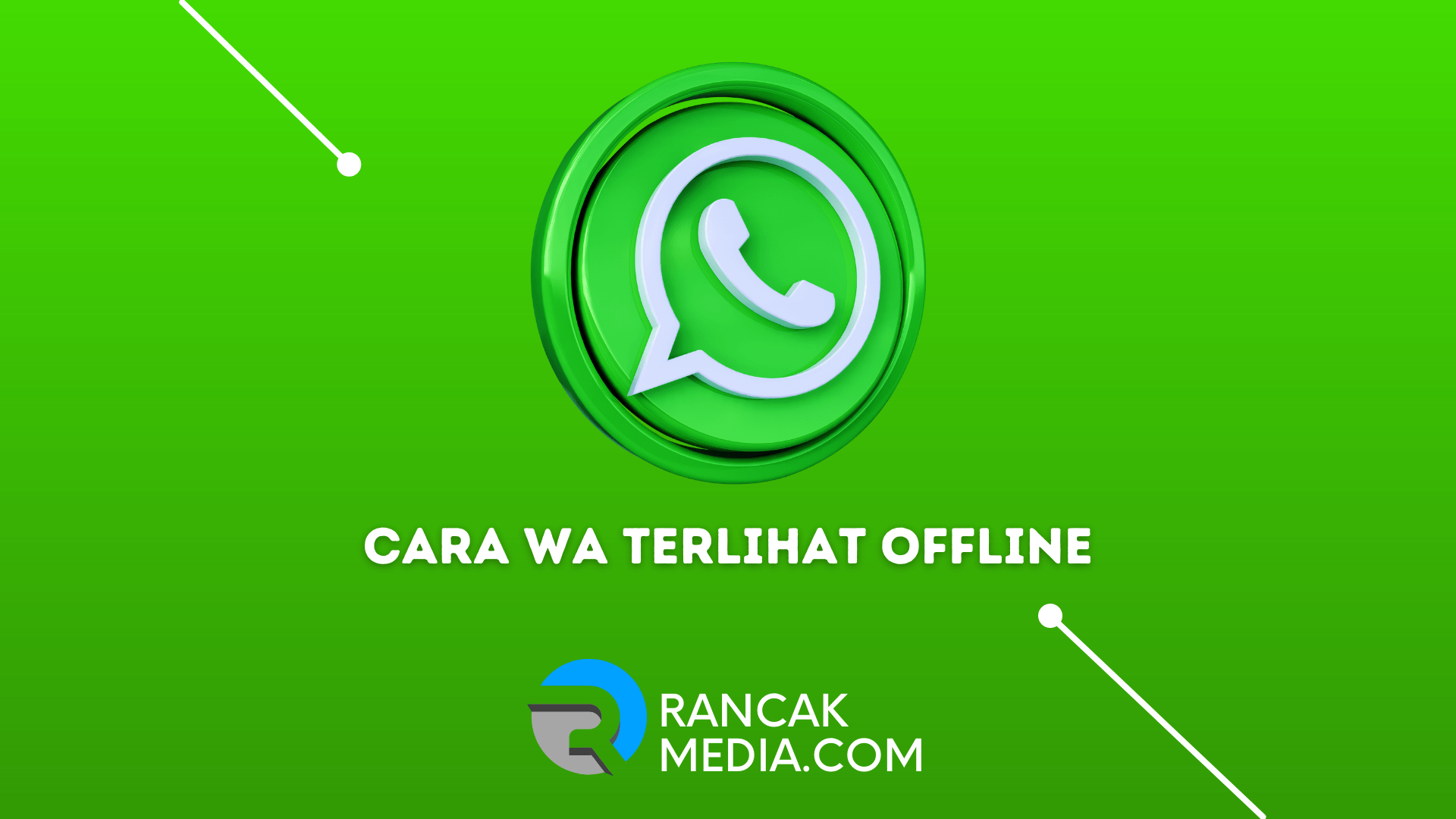 Cara Whatsapp Terlihat Offline Tapi Online