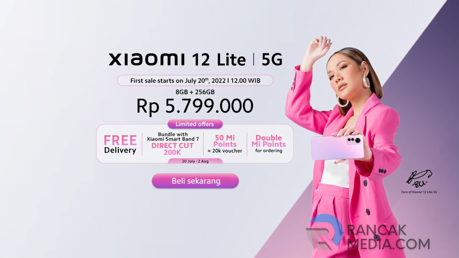 Harga HP Xiaomi 12 Lite di Indonesia