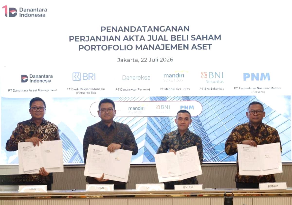 Danantara caplok saham 4 MI BUMN yang kelola dana Rp170 triliun