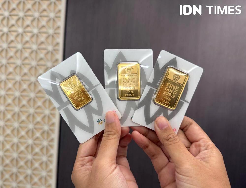 Harga emas Antam sepekan: naik tipis, akhiri pergerakan di Rp2,61 juta