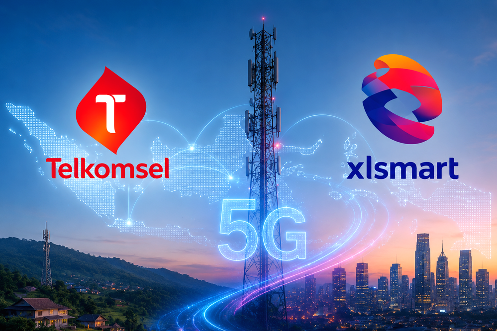 Spektrum 700 MHz dan 2,6 GHz jadi senjata Telkomsel dan XLSmart adopsi 5G